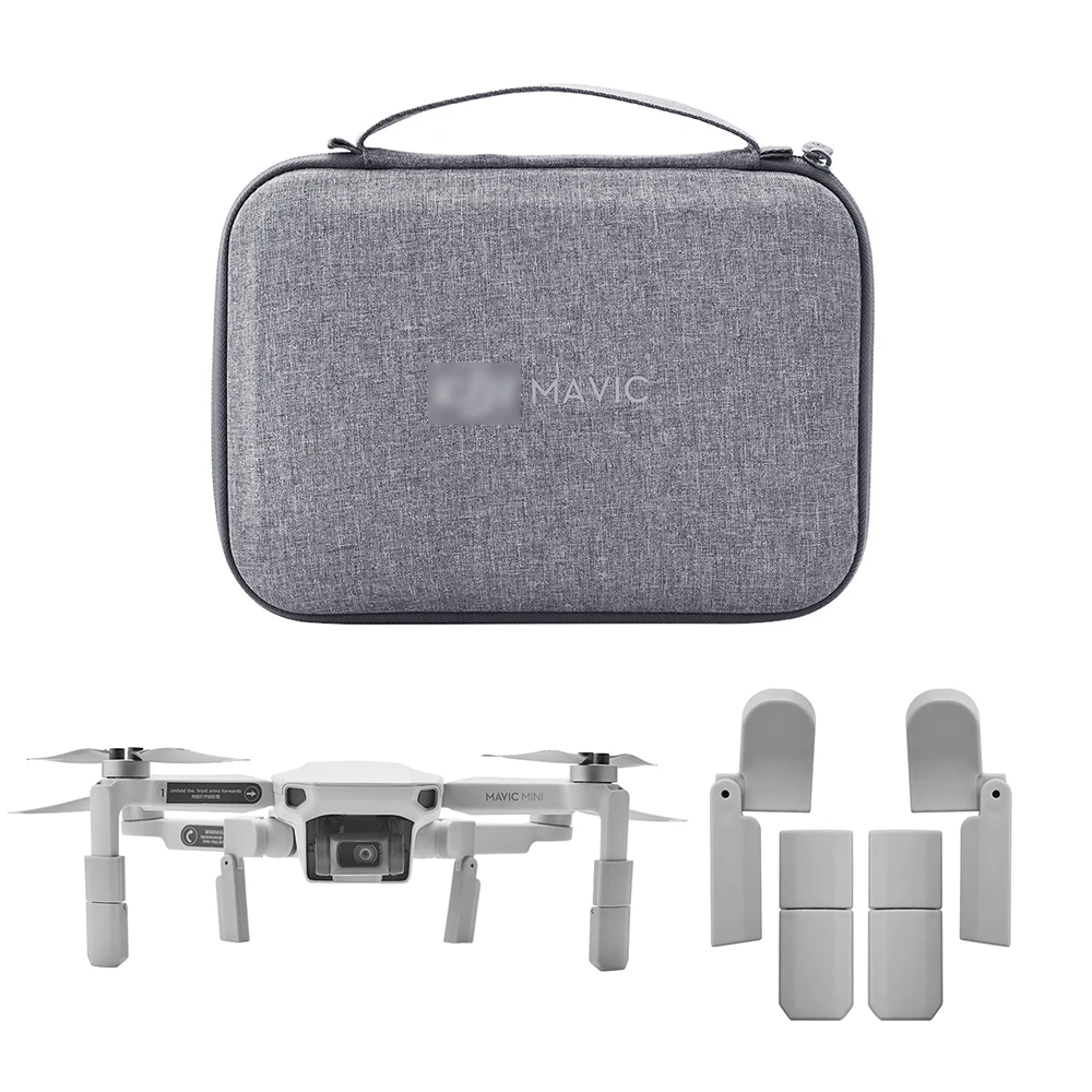 Mega Discount FIQ Portable Carrying Case handbag Extended Landing Gear Leg Support Protector Extensions For DJI Mavic Mini Drone Accessories 