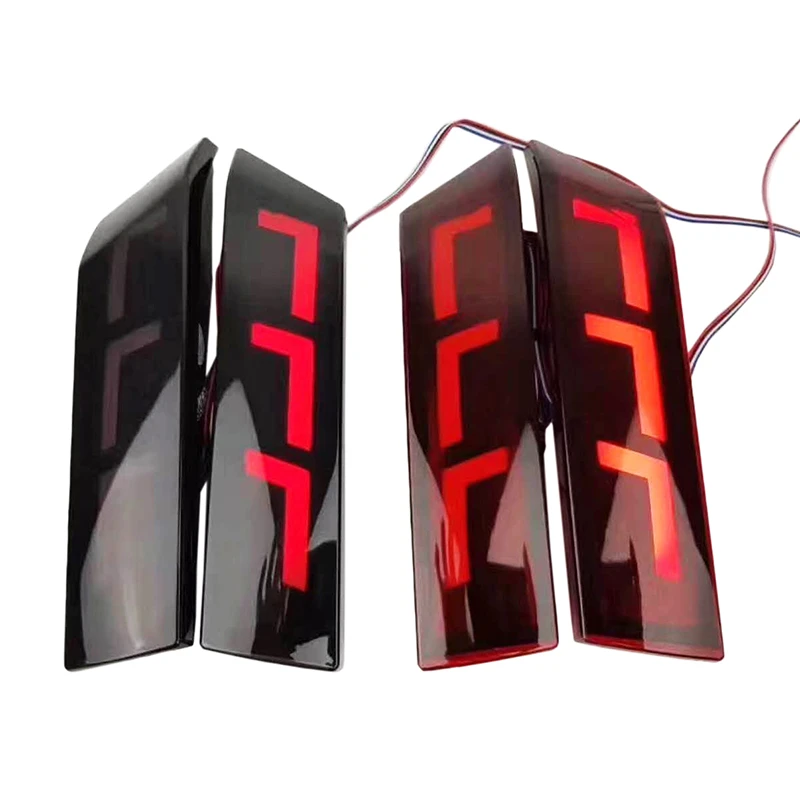 1 Pair With Water Turning Signal Brake Light For Perodua Myvi 2018 2021 Rear Led Bumper Reflector Light Bar Bezza Signal Lamp Aliexpress