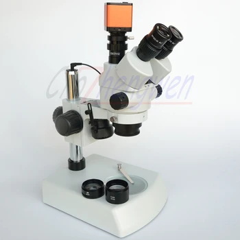 

16MP HDMI 60SPF CAMERA MICROSCOPE 3.5X-90X SIMUL FOCAL TRINOCULAR STEREO ZOOM MICROSCOPE GEM MICROSCOPE