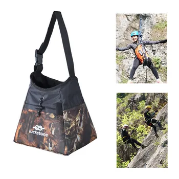 

Outdoor Climbing Bag Adjustable Belt Floral Pattern Waterproof Bags Weight Lifting Boulder Bag For Camping Climbing