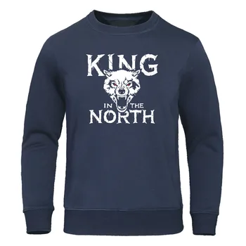 

Game Of Thrones Hoodies King In The North Hoodie Sweatshirt Men 2020 Autumn Winter Warm Pullover Mens Streetwear Hip Hop Hoody
