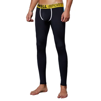 

Free Shipping Autumn Winter Men's Long johns Solid Thermal Comfortable Leggings Thermal Long Pants Underpants