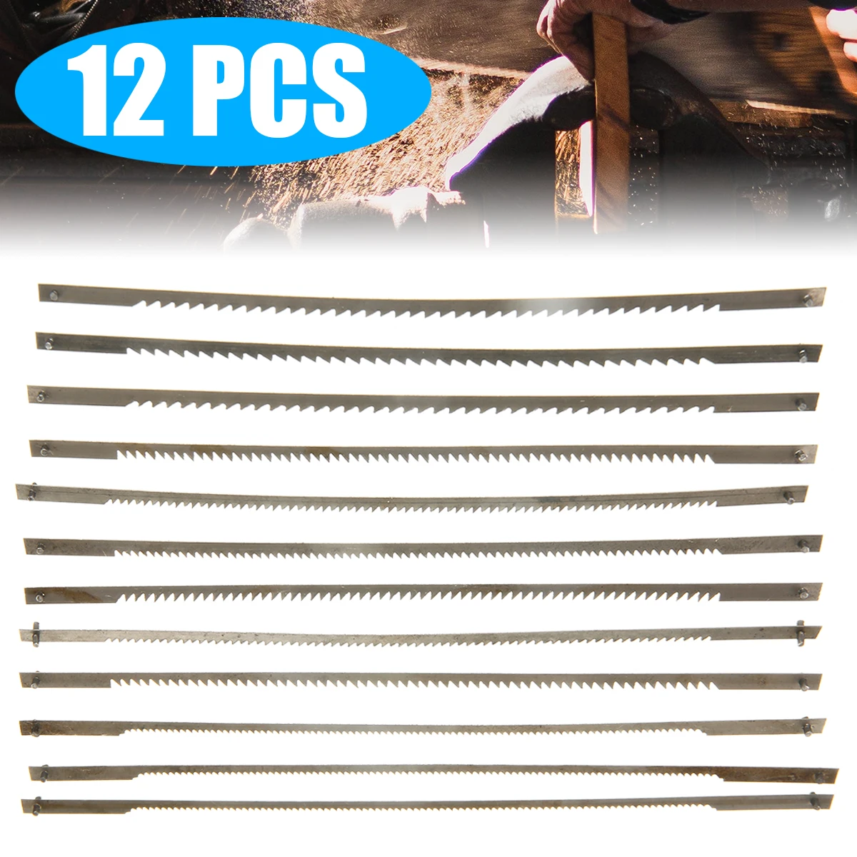 

12Pcs Pinned Saw Blades Power Tools Accessories Woodworking Tools Accessories 127mm Black Pinned Saw Blades