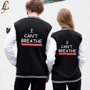 

I can't breathe Baseball Jacket Sweatshirts Women/Men Winter Casual Harajuku Hoodie Sweatshirt Kpop College Style Selling