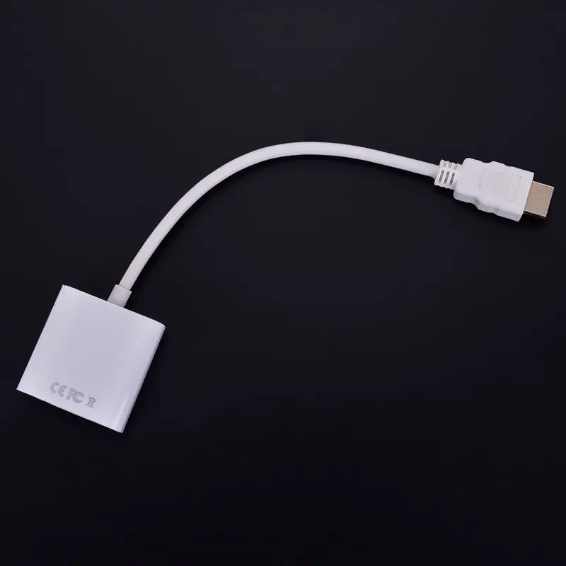 HDMI к VGA HDMI Мужской к VGA RGB Женский видео конвертер адаптер Мужской к женскому кабелю 1080P для ПК мужской-Женский адаптер конвертер