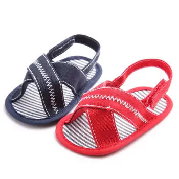

Infant Unisex Baby Girl Boy Summer Sandals Toddler Soft Cotton Sole Light Crib First Walking Newborn Shoes