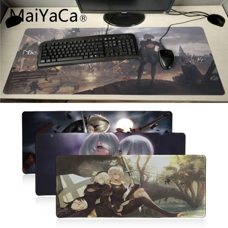 Высококачественный Комфортный коврик для мыши MaiYaCa NieR Automata Sexy Girls игровой с