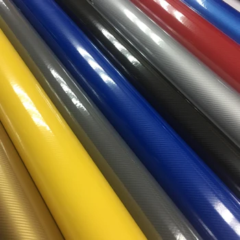 

60CMx152CM/Lot High Glossy Black 5D Carbon Fiber Vinyl Wrap Film Black DIY Glossy ultra 5D Carbon Vinyl Sticker with air bubbles