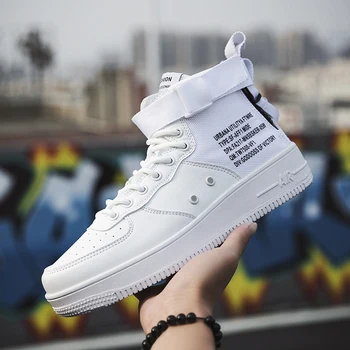 

Brand Men Shoes High Top Casual Men Shoes Anti-skid Sneakers Men Breathable White Black Walking Shoes Basket Homme Jordan Shoes