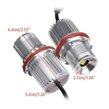 

Waterproof Angel Eye Lights 45W Auto 2Pcs Cool White Super Bright Parts