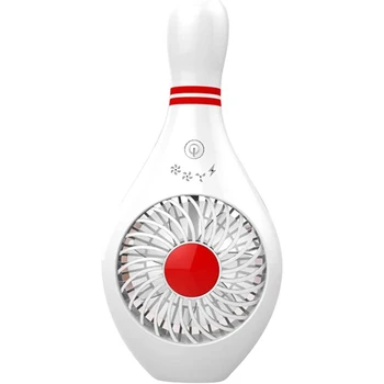 

Bowling Fans You Hold a Desktop Fan Portable Silent USB Rechargeable Summer Cooling Fan, Suitable for Home Office