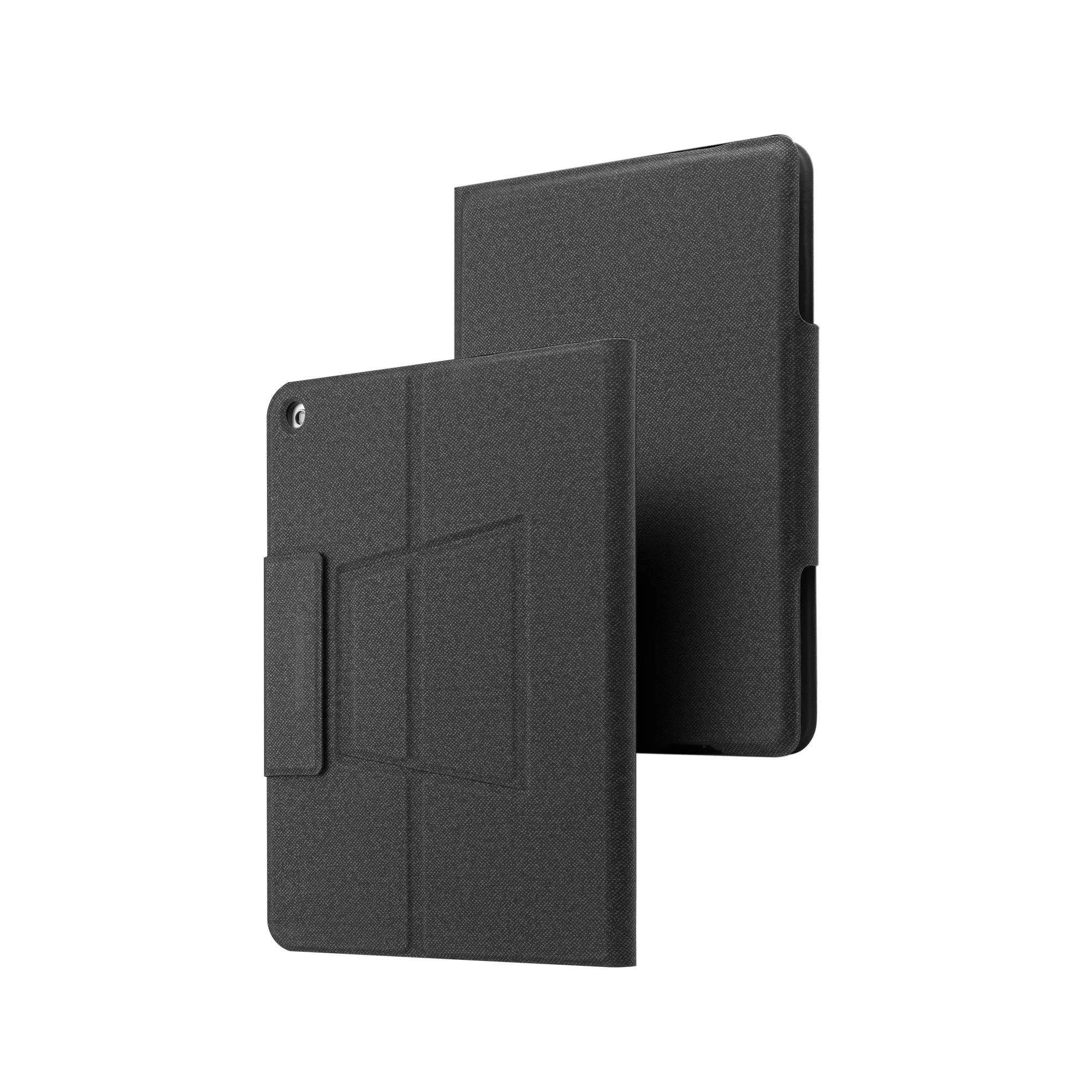 Беспроводная Bluetooth клавиатура Чехлы для планшетов для iPad Pro 10,2 Кожаные чехлы со СВЕТОДИОДНЫЙ крышка с подсветкой для Apple iPad Pro 10,2 - Цвет: Black