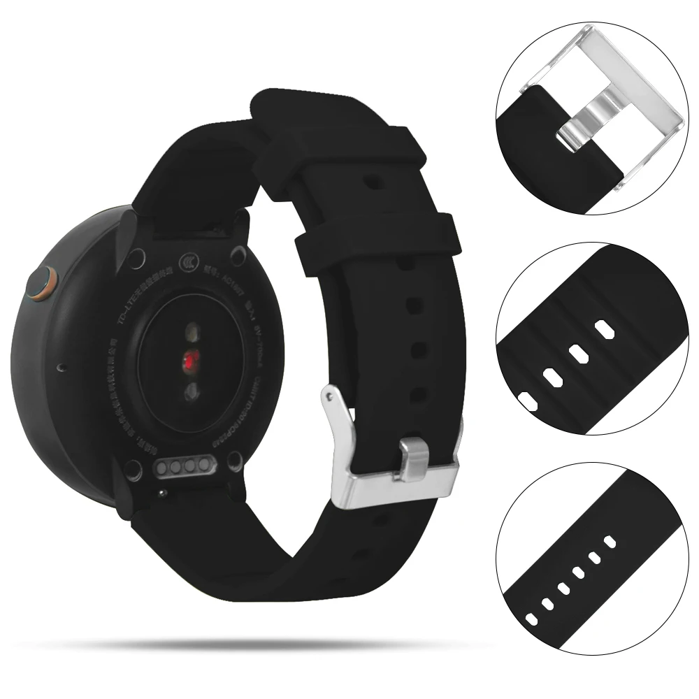 HANGRUI для Xiaomi Huami Amazfit Watch 2/Amazfit Verge 2/A1807 мягкий силиконовый спортивный ремешок на запястье ремешок быстросъемный браслет