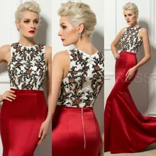 

party gown 2017 robe de soiree courte saree for sale beading red mermaid evening sleeveless mother of the bride dresses