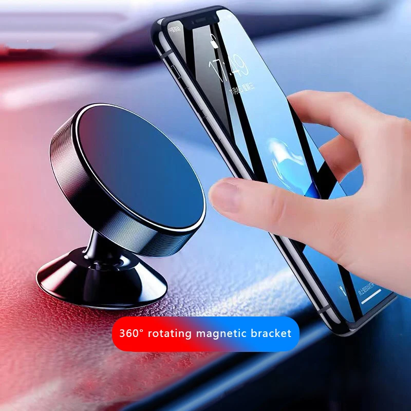 

Car GPS Navigation With 360 Degree Rotatable Outlet Magnetic Phone Bracket Instrument Panel Metal Magnetic Phone Bracket