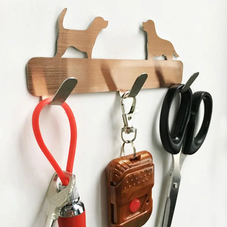 

3pcs Stainless Steel BathroomTowel Wall Hooks Strong Suction Key Hat Bag Hanger Holder Handdoek Haakjes Door Hooks
