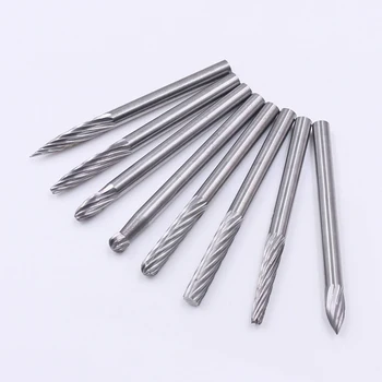 

20PCS Milling Cutter Drill Engraving Bits 3*3mm Carbide Rotary Burrs Set Rotary Burr Brand New And High Quality