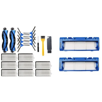 

Vacuums Cleaner Replacement Part Kit Filters Side Brushs Main Brush with 2 Pack Replacement Brush Guard