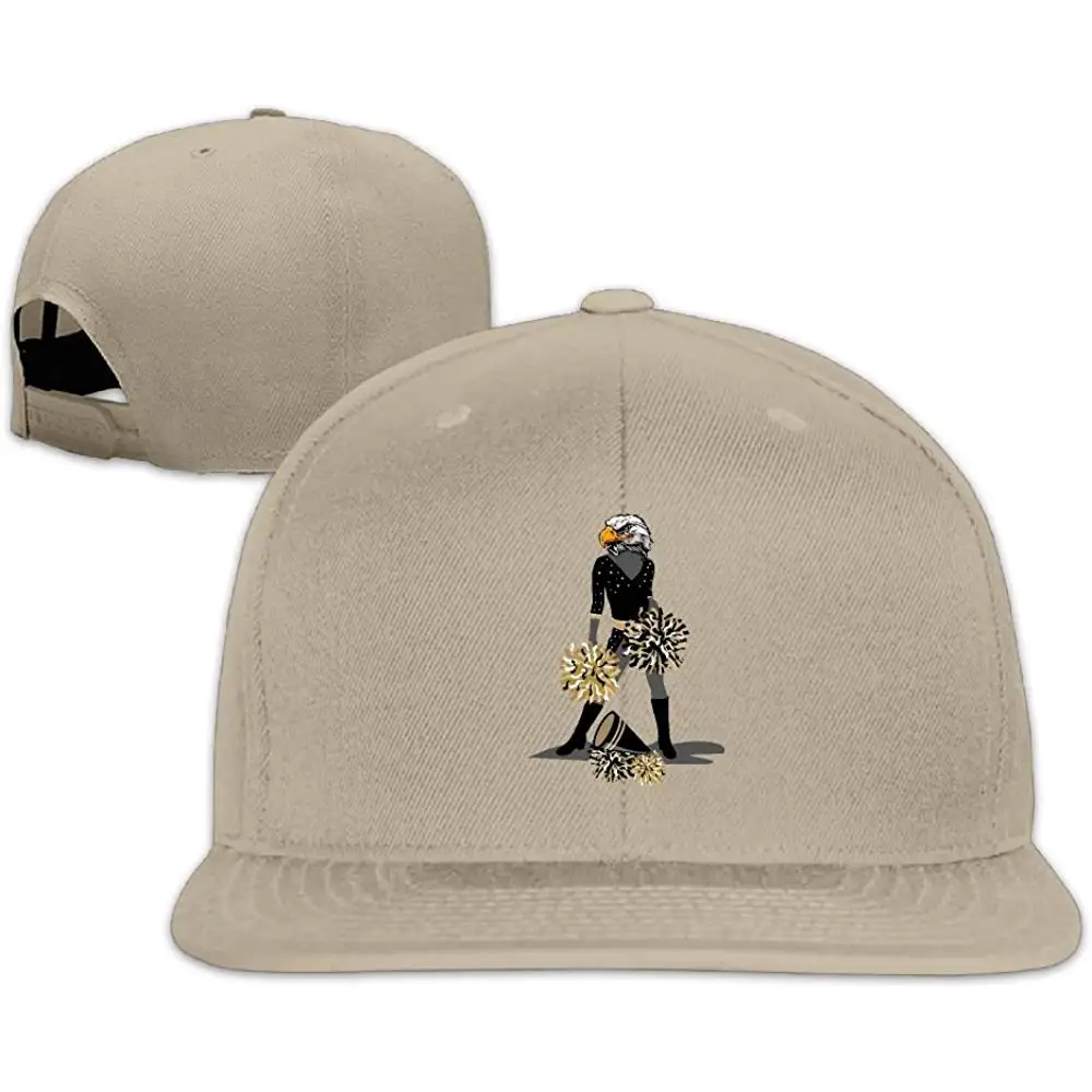 Saints Болельщица Орел Футбол Унисекс плоские поля бейсболки хлопок регулируемые хип-хоп кепки