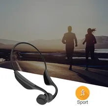 V9 костной проводимости беспроводные наушники Bluetooth 5,0 Спорт Handsfree Mic беспроводные наушники водонепроницаемые наушники с защитой от попадания пота