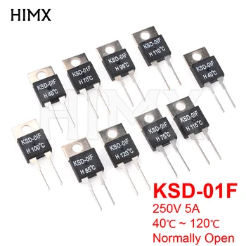 

KSD-01F JUC-31F 40~150 Degree Celsius (N.O.) Normally Open Temperature Switch Thermostat Thermal Protector TO-220