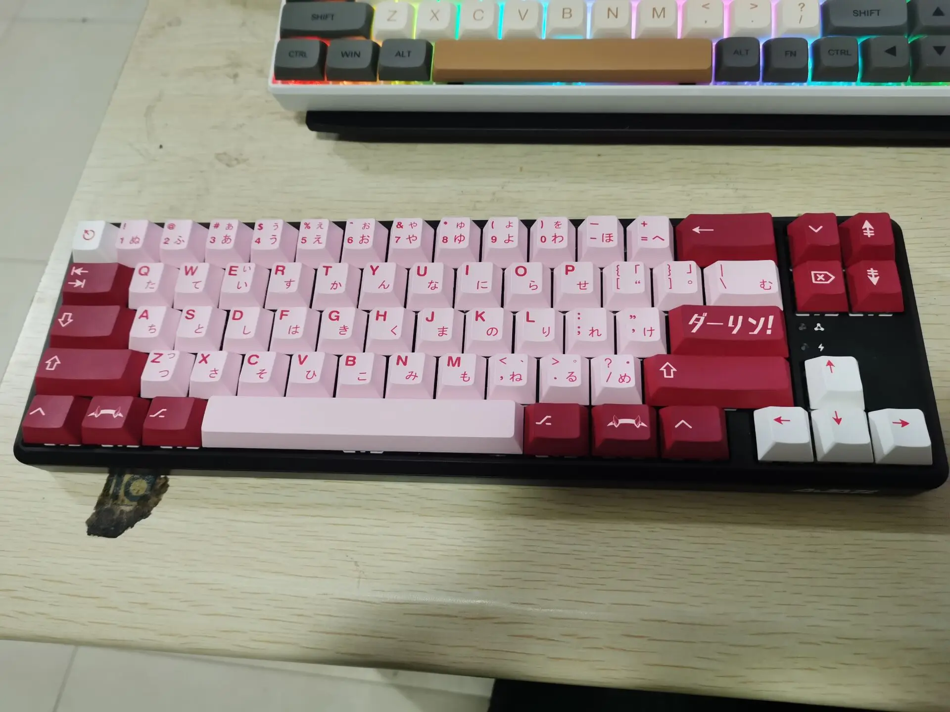 subbed chave tampões gmk darling keycap cereja