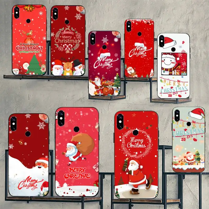 

Christmas NEW Year Phone Case For Xiaomi Redmi 7 9t a3Pro 9se k20 mi8 max3 lite 9 note 8 9s 10 pro