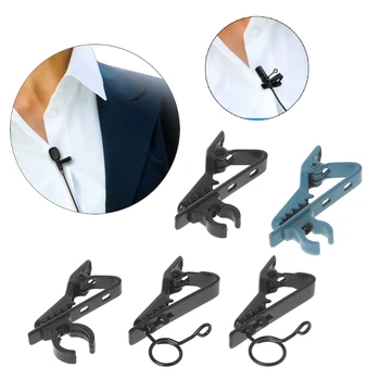 

1PC Universal Microphone Lapel Tie Clip Mini Clamp Portable Used For T-shirt Collar