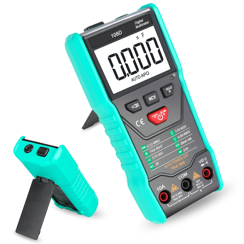 LCD Backlight Display NCV Noncontact Voltage Live Line Meter Automatic Digital Multimeter AC Direct Current Voltmeter Ohmmeter |