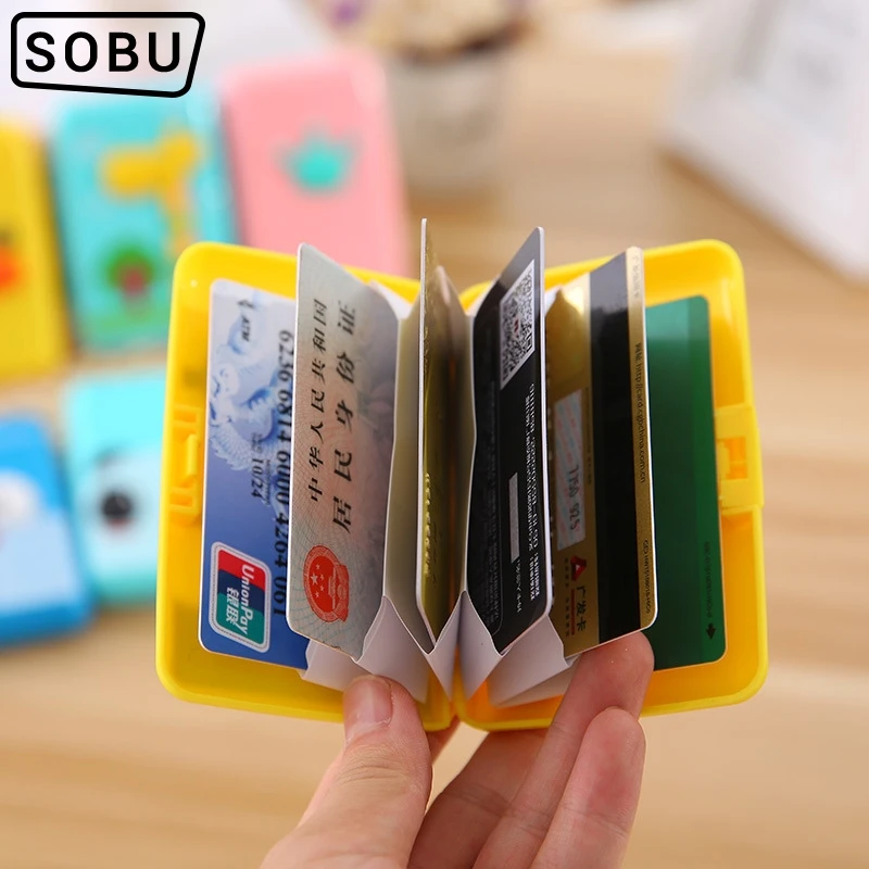 3D стерео мультяшный 12 бит чехол для карт бизнес-держатель для карт для мужчин и женщин сумка для кредитных карт для ID паспорта карты кошелек монета сумка H109