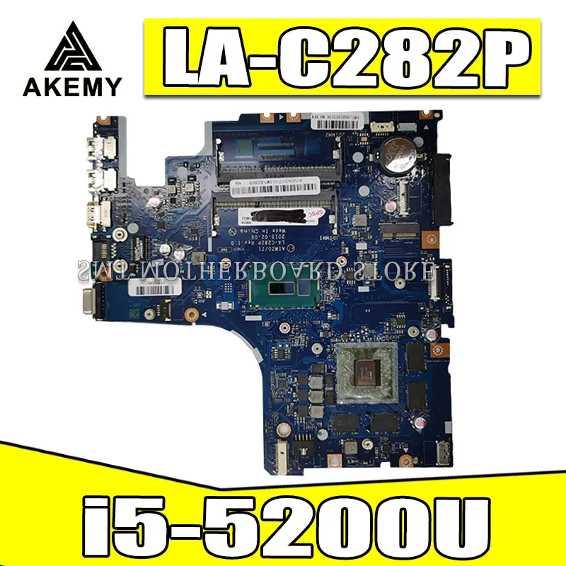 LA-C282P материнская плата для ноутбука For Lenovo Ideapad Z51-70 оригинальная I5-5200U AMD-Video |