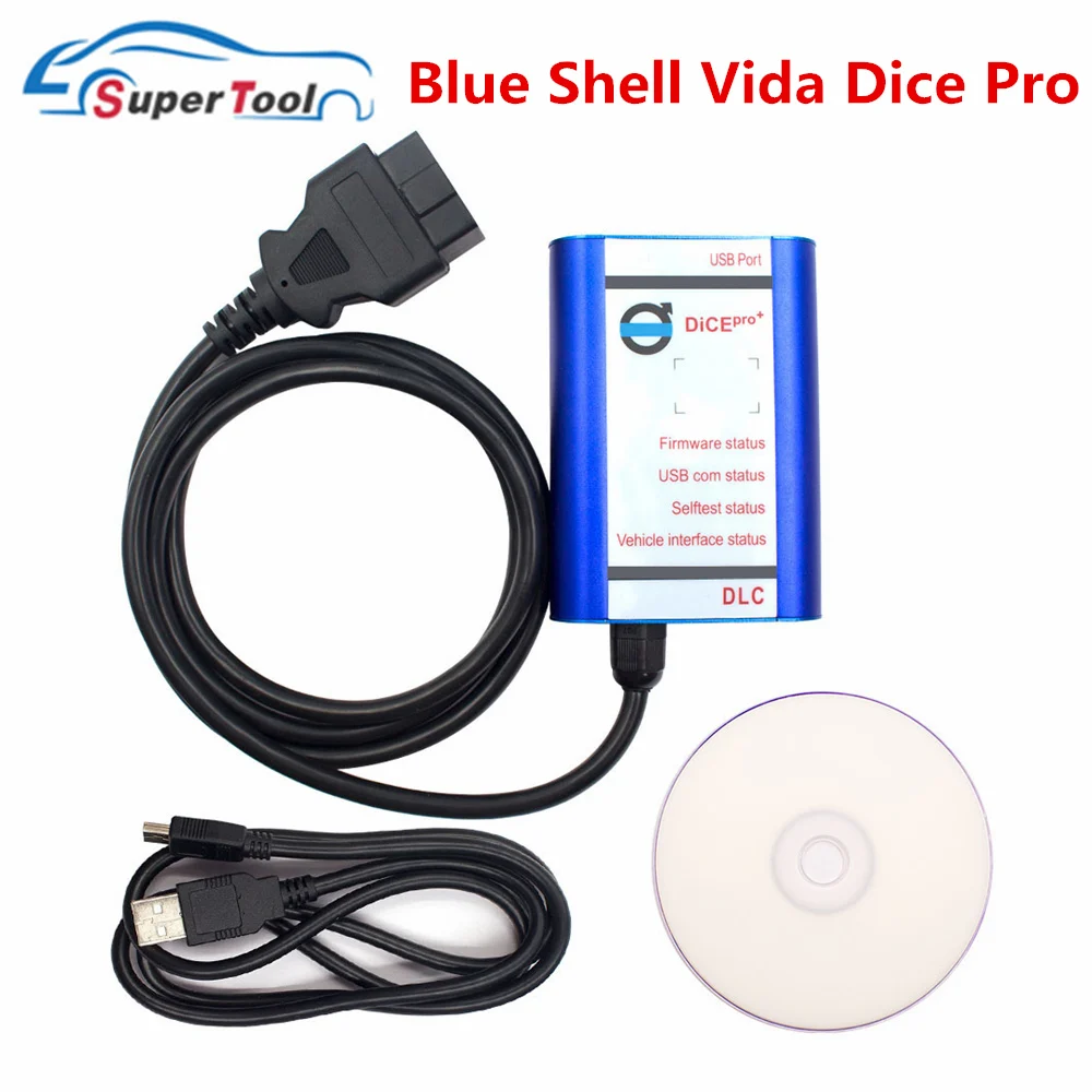 Новейший Bluetooth VIDA Dice полный чип для Volvo Vida Dice Bluetooth+ VIDA DICE PRO+ 2014DCar диагностический инструмент для Volvo Dice сканер - Цвет: Yellow Dice 2014D