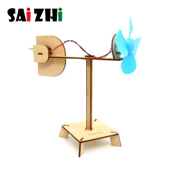 

Saizhi DIY Wind Turbine Model Kits Kid Science Experiments Projects Montessori Primary School Science Education Stem Toys