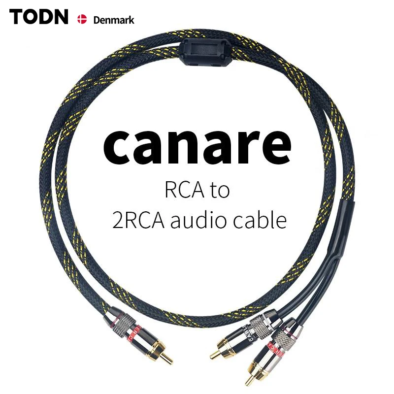 Кабель-переходник Canare HIFI RCA Y кабель-переходник для сабвуфера кабель 1x Cinch на 2x
