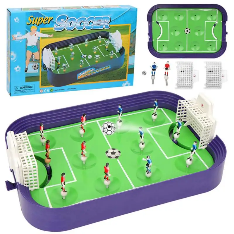 

Mini Table Top Football Board Game Set Indoor Game Table Football Kids Favor Child Soccer Tables Double Player table soccer Gift