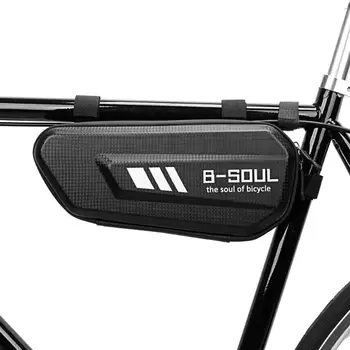 

Durable Bicycle Triangle Bag Multi-function Bicycle Hard Shell Triangle Bag Waterproof Mountain Road Bike MTB Top Bag