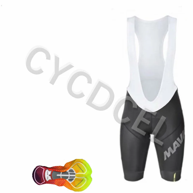 Lycra Culotte Mavic летние шорты-комбинезон с для велоспорта 16D гелевой подкладкой, велосипедные нагрудники, колготки Mtb Hombre Ropa Ciclismo, влагоотводящие штаны - Цвет: White bib Shorts