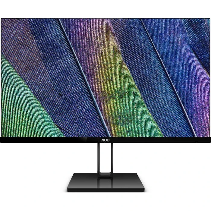 МОНИТОР 27" AOC 27V2Q Black(IPS, LED, 1920x1080, 5 ms, 178°/178°, 250 cd/m, 20M:1,+HDMI 1.4,+DisplayPort 1.2
