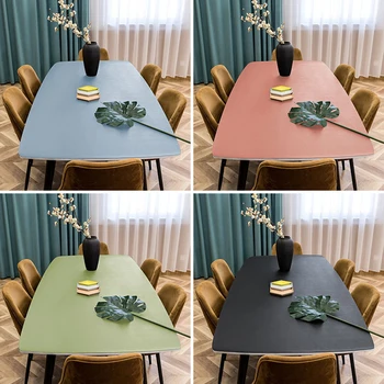 

1 Pcs Waterproof PVC Cutting Mat Tablecloth Placemat Table Mats Coaster Table Tableware Heat-resistant Nonslip Pads Kitchen Tool