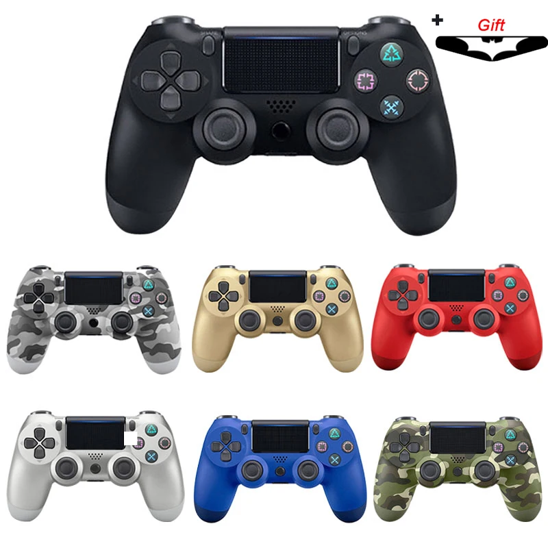 Joystick sem fio bluetooth para ps4 controlador apto para mando ps4 console para playstation dualshock 4 gamepad para ps3|Gamepads| - AliExpress