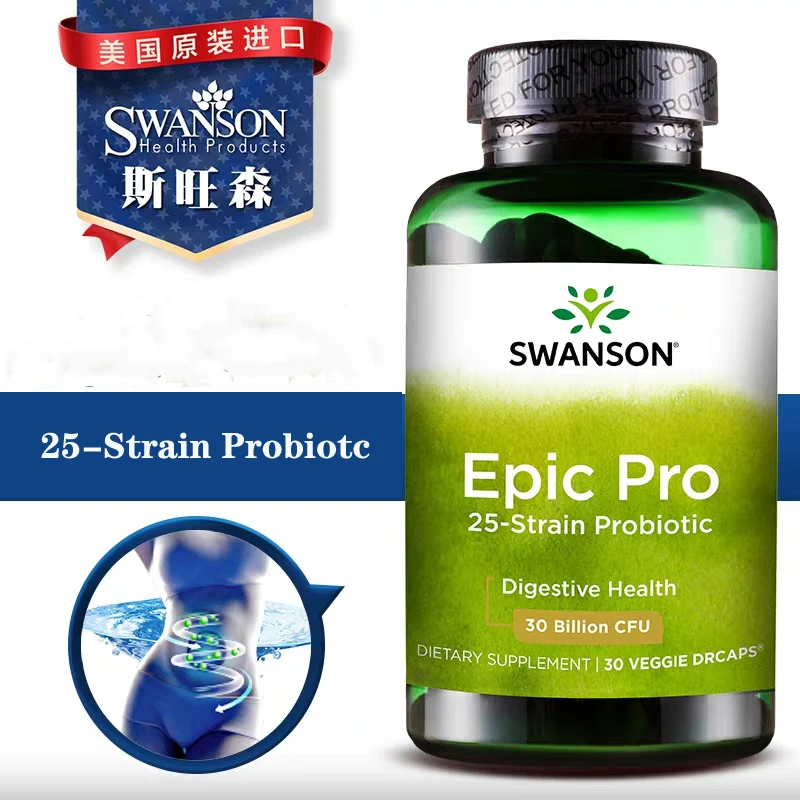 Epic Pro 25-tension Probiotics 30 Billion CFU диетические добавки 30 veggie Drcaps дигезические здоровье