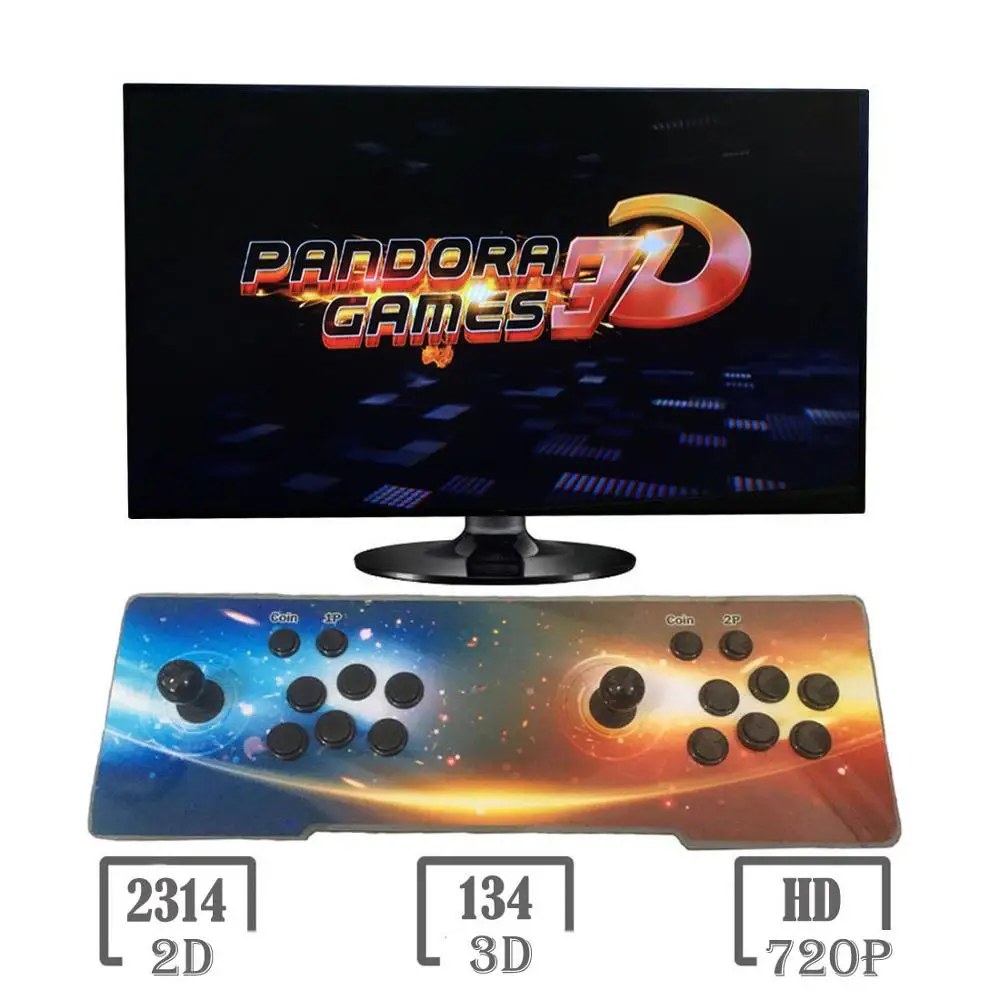

2448 Games Installed|3D Pandora Games Arcade Console|Add More Games|Search/Save/Hide/Delete Games|1280x720P|Multiplayers Online