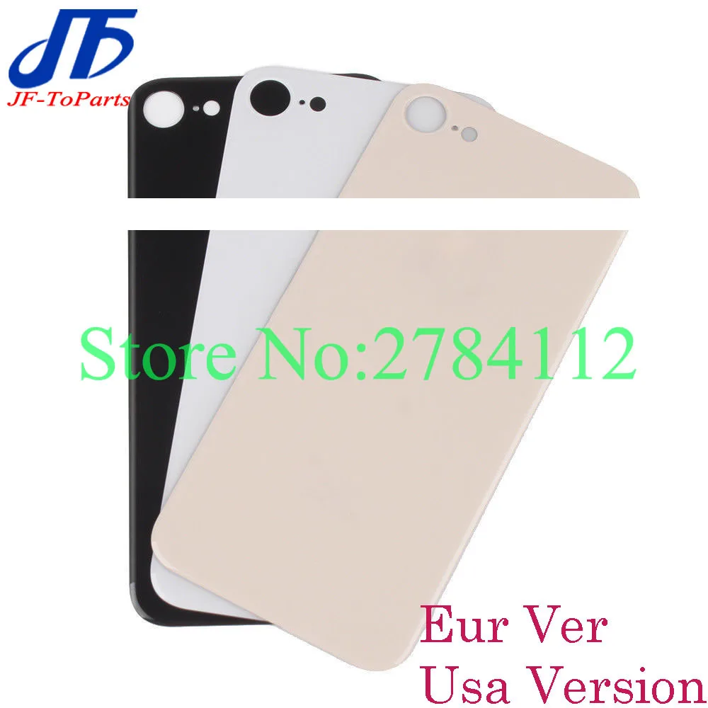 

10Pcs Best Quality Back Glass Replacement For iPhone 8 8G / 8P 8 Plus / X / XR Battery Cover Rear Door Housing+ Adhesive Sticker