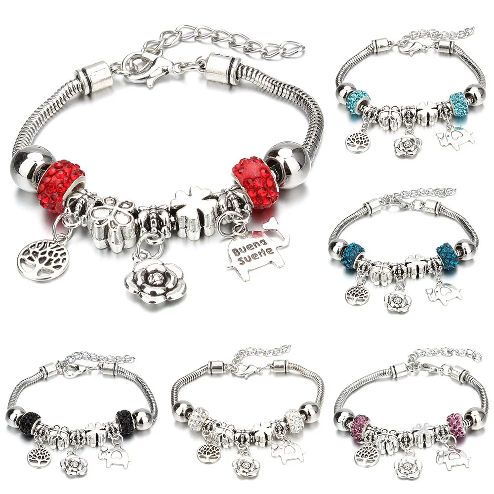Bracelet élastique à Breloques éléphants - Doré - Modèle Nouveau - Pour Fille/femme - Neuf Avec étiquettes