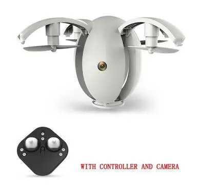 Трансформируемое яйцо Дрон K130 Альфа с 0.3MP Wifi FPV камерой один ключ трансформация высота удержания Квадрокоптер RTF управление приложением - Цвет: with RC and camera