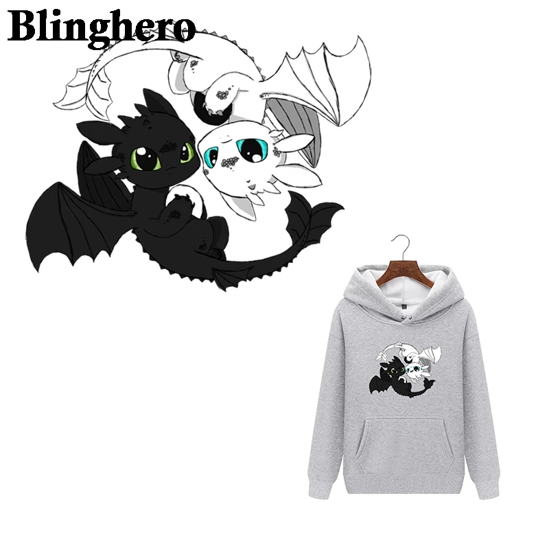 

CA526 How to Train Your Dragon Dressing Patches Heat Press Transfer Sticker Iron-on DIY Handmade Decoration Applique