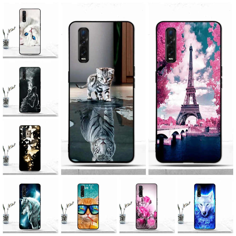 Мягкий ТПУ чехол для OPPO Find X2 Pro силиконовый мягкий телефона X 2 задняя крышка