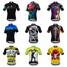 2021 Cycling jersey Men Mountain Bike jersey Pro MTB Bicycle Shirts Short sleeve Road Tops Ropa Ciclismo racing clothes black