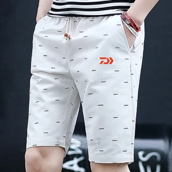 

Drop Shipping M-5XL Daiwa Big Size Men Fishing Short Pant Summer Outdoor Hiking Climbing Sports Pants Fishing Clothing Trousers