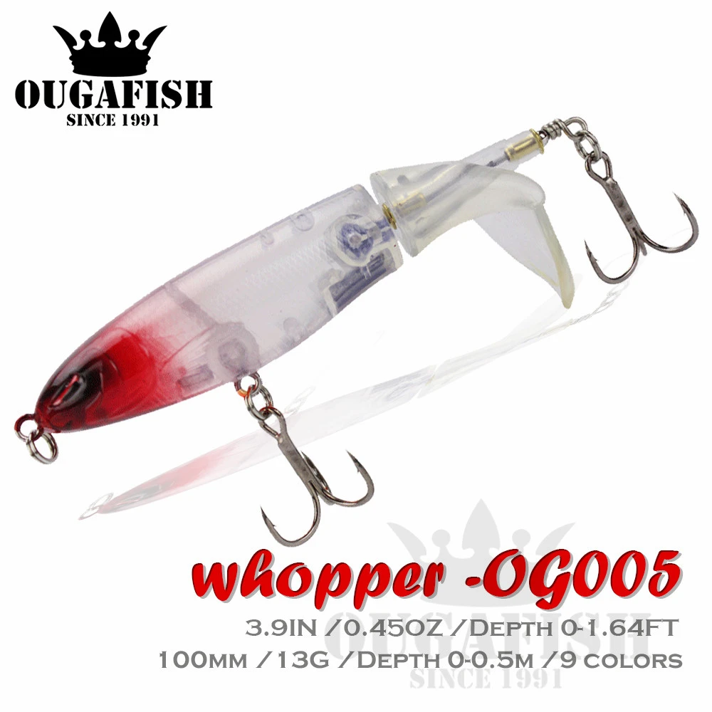 Whopper Plopper рыболовная приманка грузики 13 г топ Поппер для воды блесна топвотер